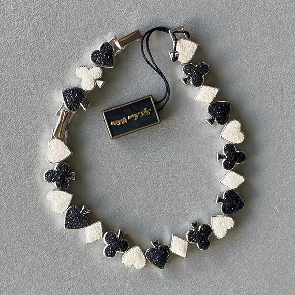 FAC Playing Cards Poker Sparkly Bracelet NWT - Picture 4 of 7